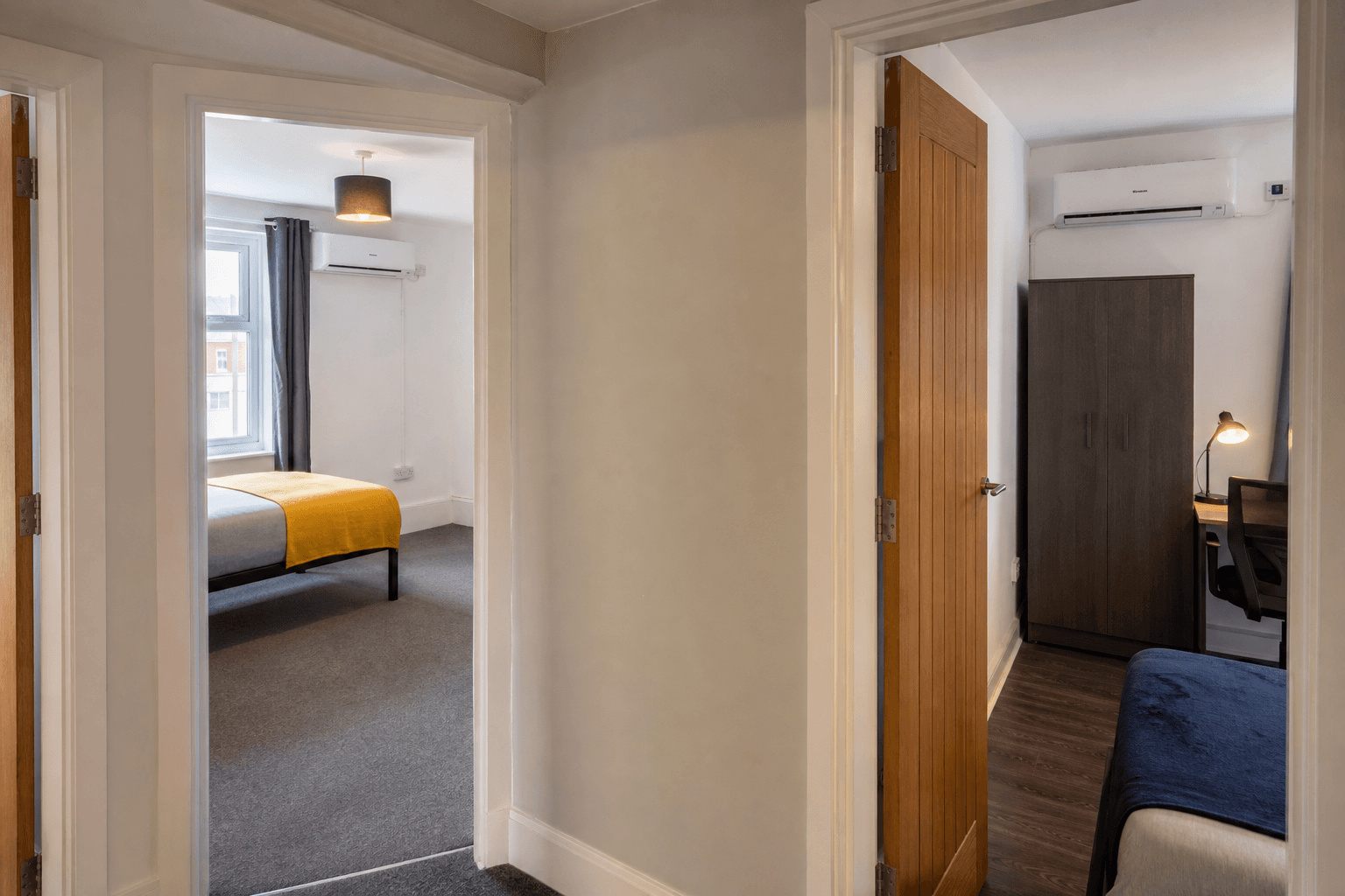 Multi-room air conditioning in an HMO property